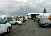 Vue sur les paddocks, cliquez pour agrandir