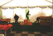 Champagne sur le podium